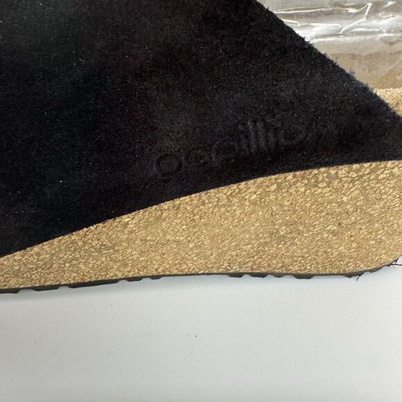 Birkenstock Papillio Namica Women's Wedge Slide Sandal US 8.5 EU 39 Suede Black - Picture 6 of 13